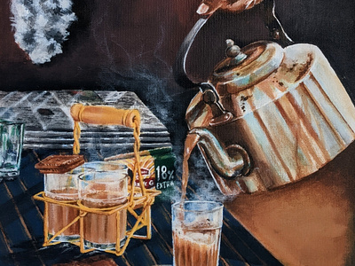 Chai canvas painting painting