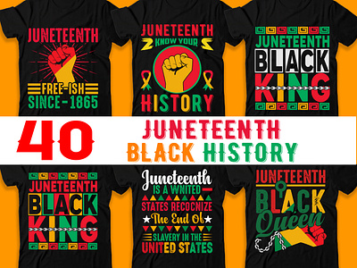 Juneteenth, black history T-shirt designs bundle black history branding design juneteenth mordan t shirt design race shirt design