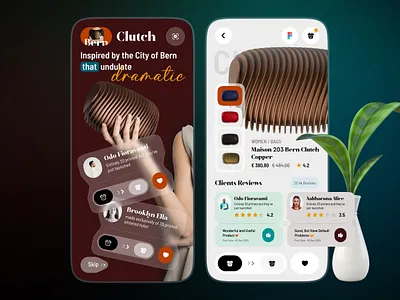 Maison 203 Bern Clutch Product UI Concept 3d adobe photoshop animation app behance branding design dribbbel graphic design illustration instragram interface logo love mobileapplications motion graphics new top ui ux
