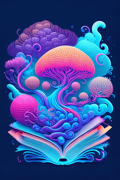 Underwater Book Adventure colorful