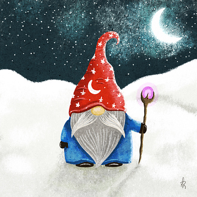 Gnome graphic design illustration