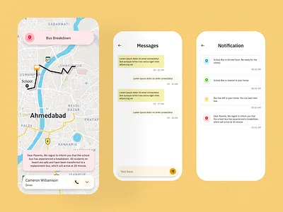 Bus Tracking Application app app design app development app design appdesign mobileappdesign branding design graphic design illustration logo mobileappdesign ui ux