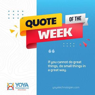 Quote of the Week graphic design quote of the week