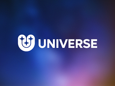 U for Universe ( for sale ) app branding connection cosmos cosmosmic galaxy icon letter logo logotype mark monogram negative space smart space star u universe
