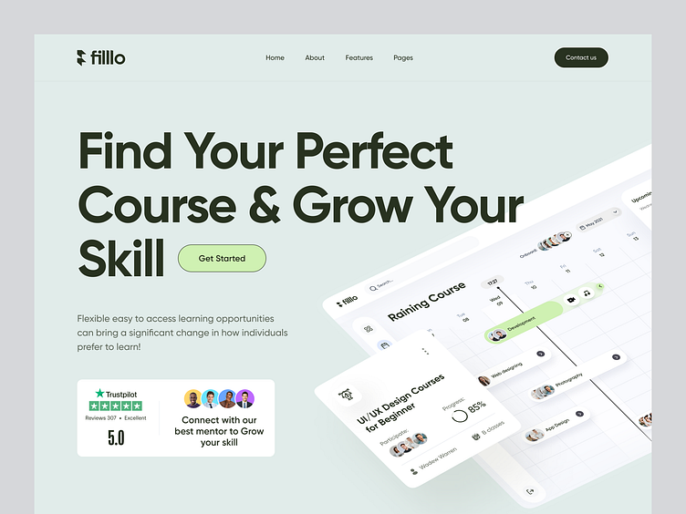 E Learning Saas Website By Filllo Design Agency On Dribbble E Learning Saas Website By Filllo Design Agency On Dribbble