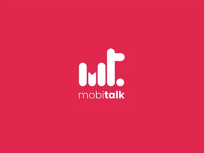 Mobitalk- Logo app branding design graphic design illustration logo typography ui ux vector
