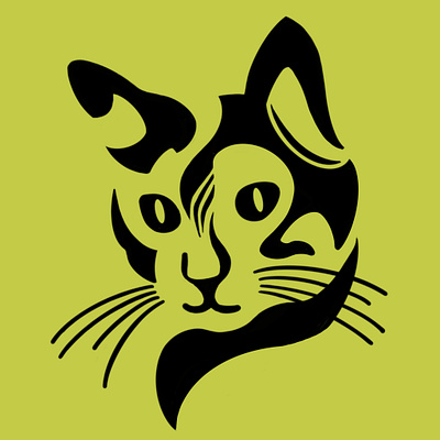 Another Cat graphic design illustration