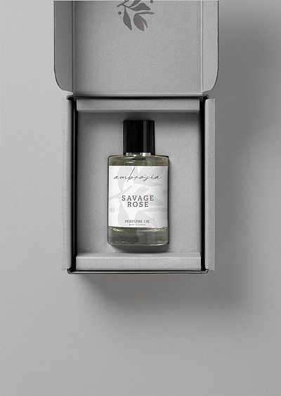 Ambrosia | Label Design 3d animation brand brandidentity branding design dribbble graphic design illustration inspiration labeldesign logo logomark logotype minimal modern packaging design perfume ui vector