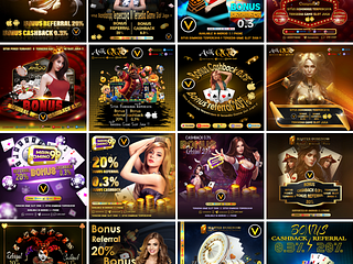 Casino Site Banner branding gambling . graphic design