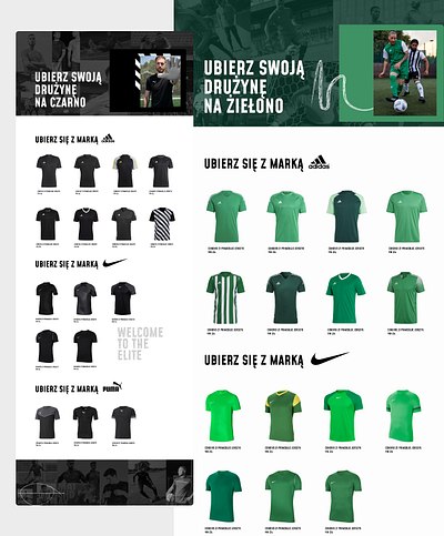 LP for Soccer Store branding design graphic design illustration typography ui