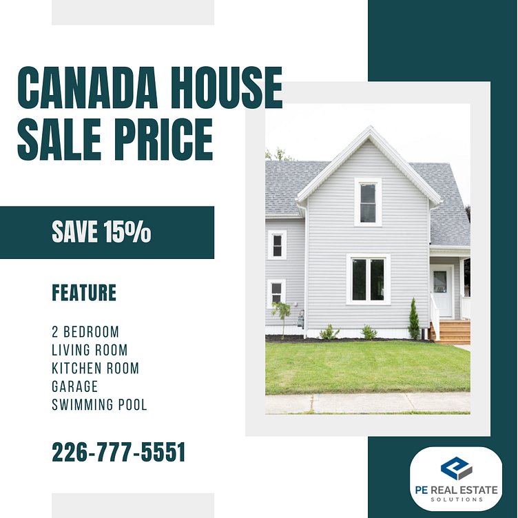 Canada House Sale Price by PE Real Estate Solutions on Dribbble