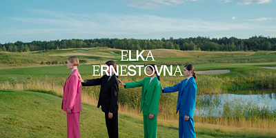 Elka Ernestovna branding design first screen logo motion graphics personal portfolio photography portfolio typography ui web design website