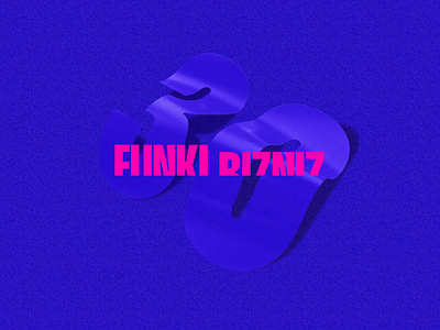 Fast text motion effect - FUNKI BIZNIZ animation graphic design motion graphics typography