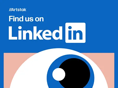 Let's connect on LinkedIn! branding branding studio connect design studio eye eye illustration graphic design illustration invitation linkedin linkedin ad networking vector illustration