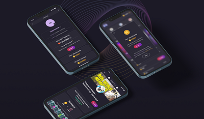 Crypto NFT mobile Platform app branding dashboard design graphic design illustration logo mobile nft platform typography ui ux vector