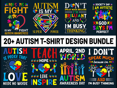 Best 20+ Autism T-Shirt Design Bundle abatherapyi actuallyautistic aspie aspiegirl autism autismacceptance autismawareness autismo autismpride autisticadults bestfriends cute downsyndrome family fortheloveofgabe graphic design love neurodiverse t shirt wholesome