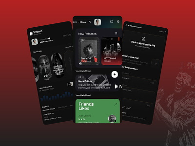 Music Streaming App Solution androidapp app design designer graphic design ios app mobile app design musicapp musicappdesign trending trending design ui ux