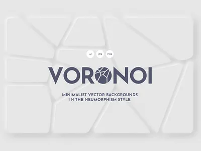 Neomorphic Voronoi Backgrounds abstract background decor decoration decorative design diagram frame geometric illustration landing landing page minimalist pattern poster print texture voronoi voronoi diagram wallpaper