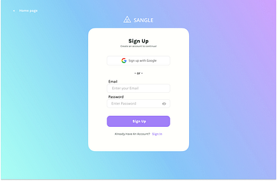 Daily UI ＃01 Sign Up (EN) design figma graphic design log in page sign up ui ux