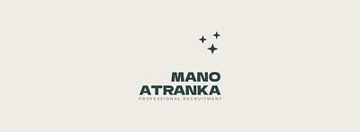 "Mano atranka" recruiter logo branding logo logo 2d logo a day logo alphabet logo design logotype