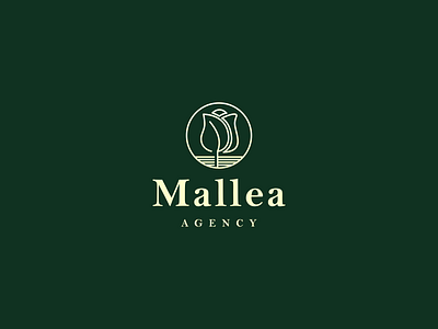 Mallea Agency line art logo abstract animation branding creative design illustration logo mallea agency line art logo modern typography ui vector