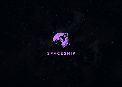 Logo for Spaceship branding graphic design illustration logo logo design vector