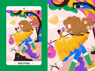 The Fool character design design illustration product ui vector webdesign