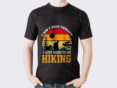 Hiking T-Shirt Design For A Clint branding design graphic design illustration logo tshirt typography ui ux vector