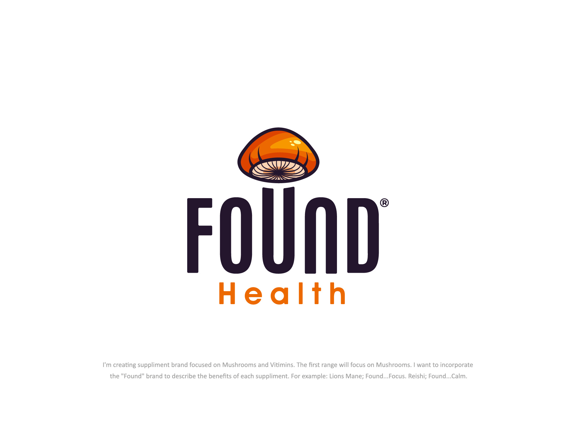 Found animated logo brand design brand identity branding energy fun logo fungi graphic design health identity design logo logos modern logo mushroom logo mushrooms plants playful logo supplement vector