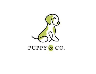 Puppy & Co Logo Design 2020 graphic design logo