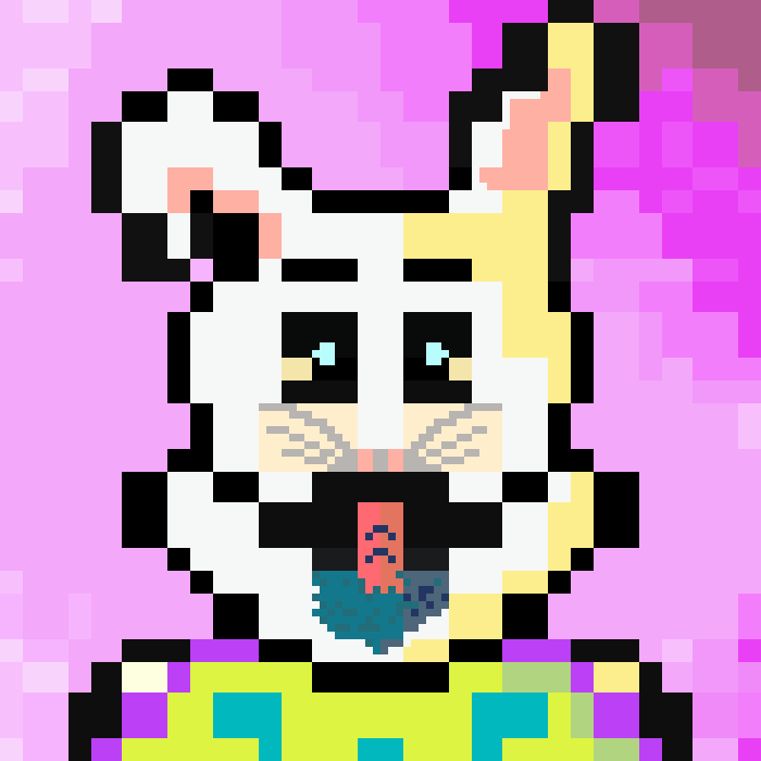 Pixel Bunny gif file nft pixel art pixel bunny