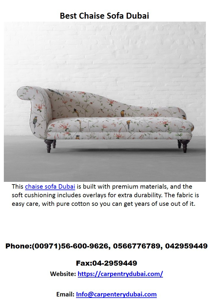 Best Chaise Sofa Dubai by jacsonrobin on Dribbble