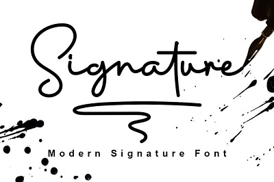 Signature Fonts Style branding calligraphy design elegant fashion fonts graphic design handwritten instagram lettering logo logotype modern monoline script signature stylish wedding