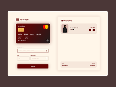 Checkout and Payment Screen app ui beautiful ui cart ui dailyui dalyui mobile app ui payment screen ui ui