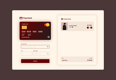 Checkout and Payment Screen app ui beautiful ui cart ui dailyui dalyui mobile app ui payment screen ui ui
