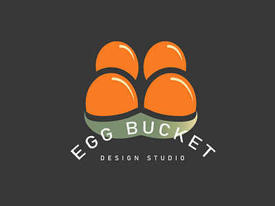 Egg Bucket branding design flat design illustration logo logo design logogram vector