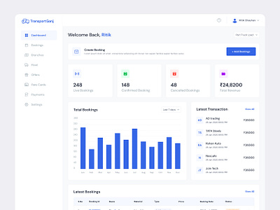 Logistic Dashboard cleandesign dashboarddesign designinspiration digitaldesign logistics logisticsmanagement minimalism supplychain ui userinterface ux visualdesign