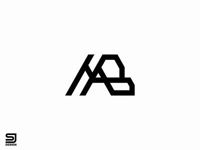 HAB Logo Design branding creative logo hab hab lettermark hab logo hab monogram hab wordmark lettermark logo logo design logo designer logo maker minimalist logo monogram logo sj design