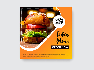 Food Instagram post design, social media promotion, Instagram, arshunno burger design dribble fiverr food food design food instagram post design graphic design instagram menu menu design motion graphics pizza post design restaurant social media design social media promotion today menu