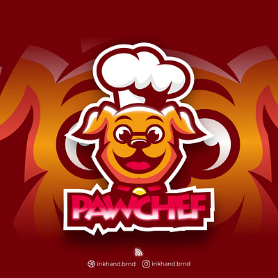 Dog chef mascot logo animal logo animation brand brand identity branding chef logo design dog logo esport graphic design illustration logo mascot mscot logo vector
