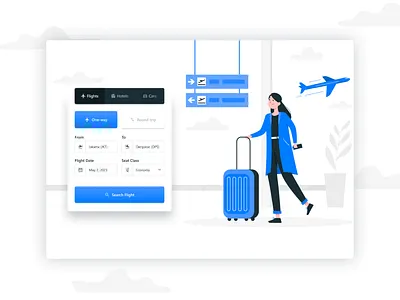 Flight Search - Daily UI #068 068 dailyui design figma flight search travel ui web design