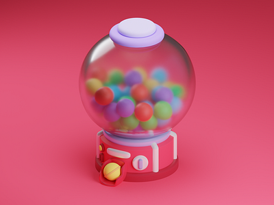 Gachapon? 3d 3d blender 3d icon 3d illustration blender blender 3d branding design dribbble icon illustration ui