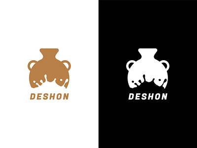 Deshon dairies branding color logo