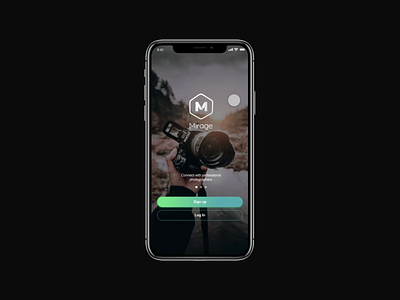 Mirage - a photography app appdesign design mirage mobiledesign mockup photographyapp productdesign ui ux uxdesign