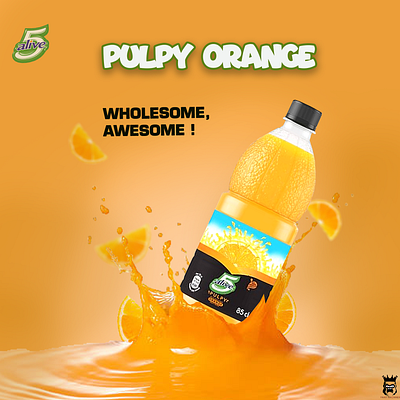 PULPY ORANGE graphic design graphics poster