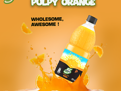 PULPY ORANGE graphic design graphics poster