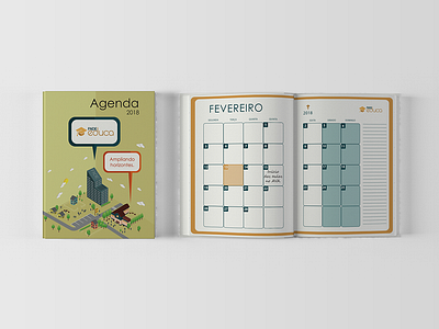 Agenda - FNDE Educa design digital art graphic design illustration infographic planner