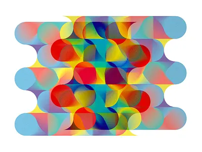 Colour Blend // CHELCHA adobe illustrator blend blend tool color color dodge color interaction colour colourful design digital art gradient grain grainy graphic design illustrator interaction design line work texture wall art wavy