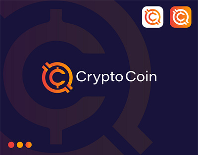 Crypto Coin - Logo Design (Unused) appicon applogo branding ccccccccc coin creativelogo crypto gradient logo logoconcept logodesinger logoinspire logologo logomark logoroom logos modernlogo ogodaily symbol thirtylogos