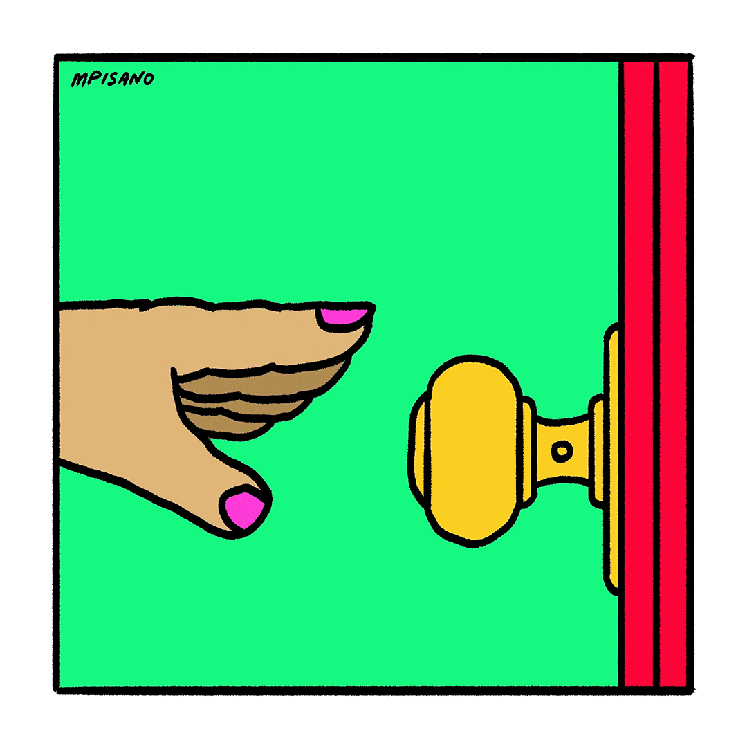 That Makes Me Sad: Getting Shocked by That One Door Knob. after effects aftereffects animation cell animation comedy design illustration photoshop